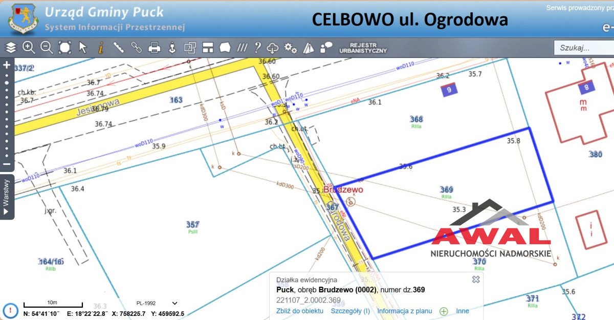 Działka budowlana na sprzedaż Celbowo, Ogrodowa  500m2 Foto 7