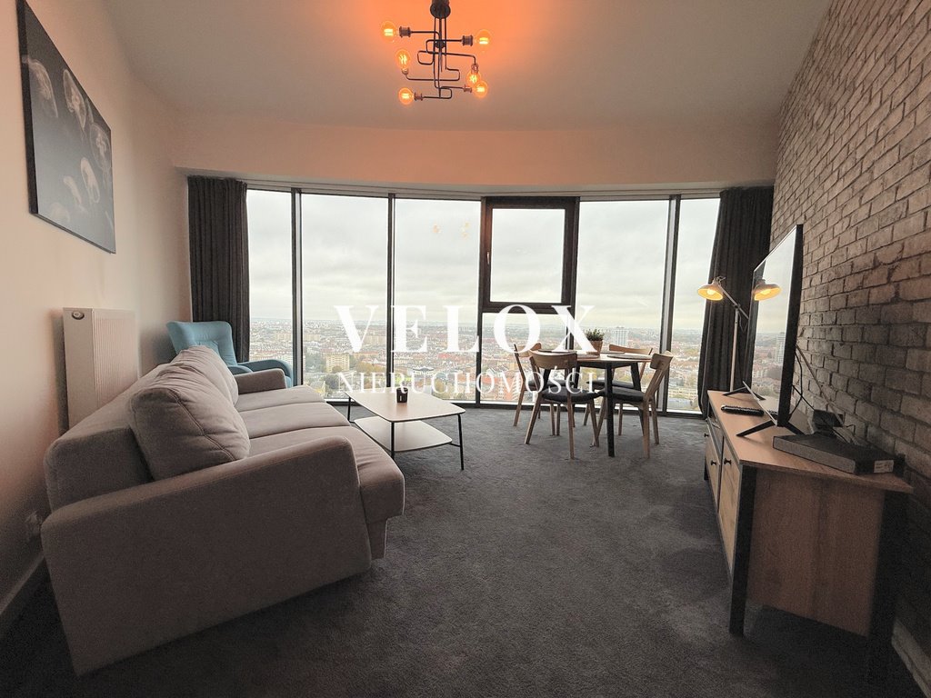 Apartament 62,95 m² w Hanza Tower - widok na miasto Szczecin, Śródmieście-Centrum, al. Wyzwolenia  63m2 Foto 1
