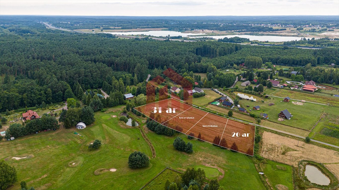 Działka 20 ar z mediami, las i spokój, Krzywa Krzywa  2 000m2 Foto 1