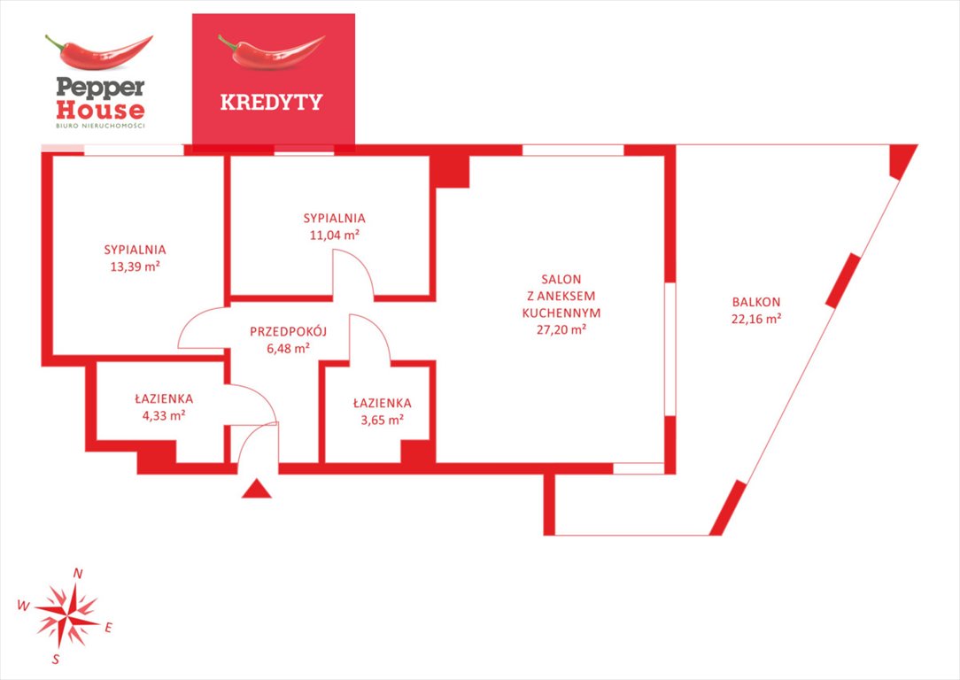 Mieszkanie trzypokojowe na sprzedaż Gdańsk, Zaspa, Leszczyńskich  68m2 Foto 1