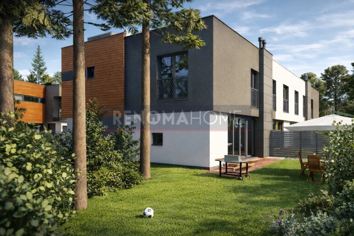 Nowoczesny dom bliźniaczy z ogrodem i garażem w Wrocławiu Wrocław  114m2 Foto 1