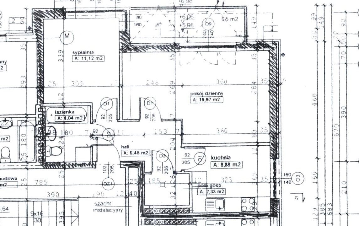 Mieszkanie dwupokojowe na sprzedaż Warszawa, Białołęka, Grodzisk, Starej Gruszy  54m2 Foto 15