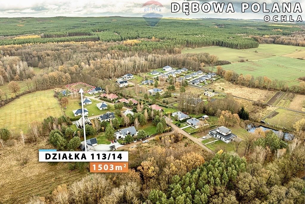 Działka budowlana na sprzedaż Zielona Góra, Ochla, Ochla-Dębowa Polana  1 503m2 Foto 8