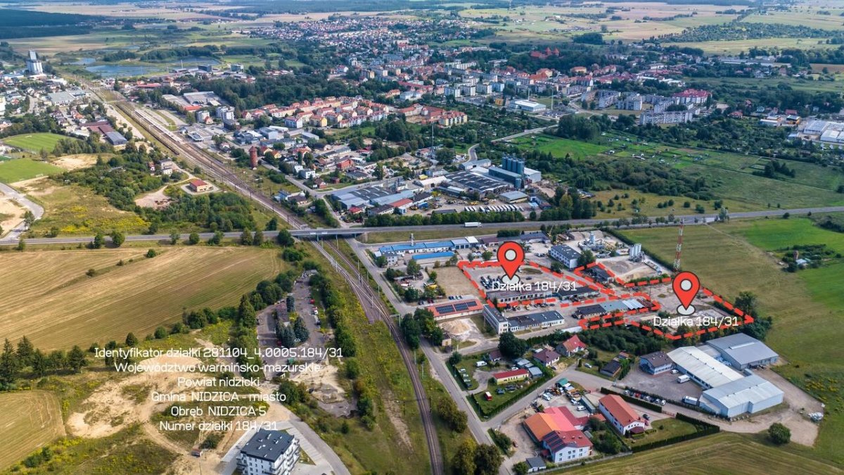 Lokal użytkowy na sprzedaż Nidzica, Nidzica, KOLEJOWA 29A  970m2 Foto 1