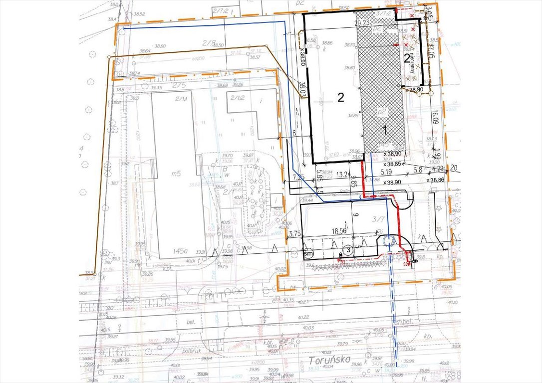 Hala produkcyjno-magazynowa 776m² + biura, rozbudowa Bydgoszcz, Zimne Wody, Toruńska 145  1 041m2 Foto 1