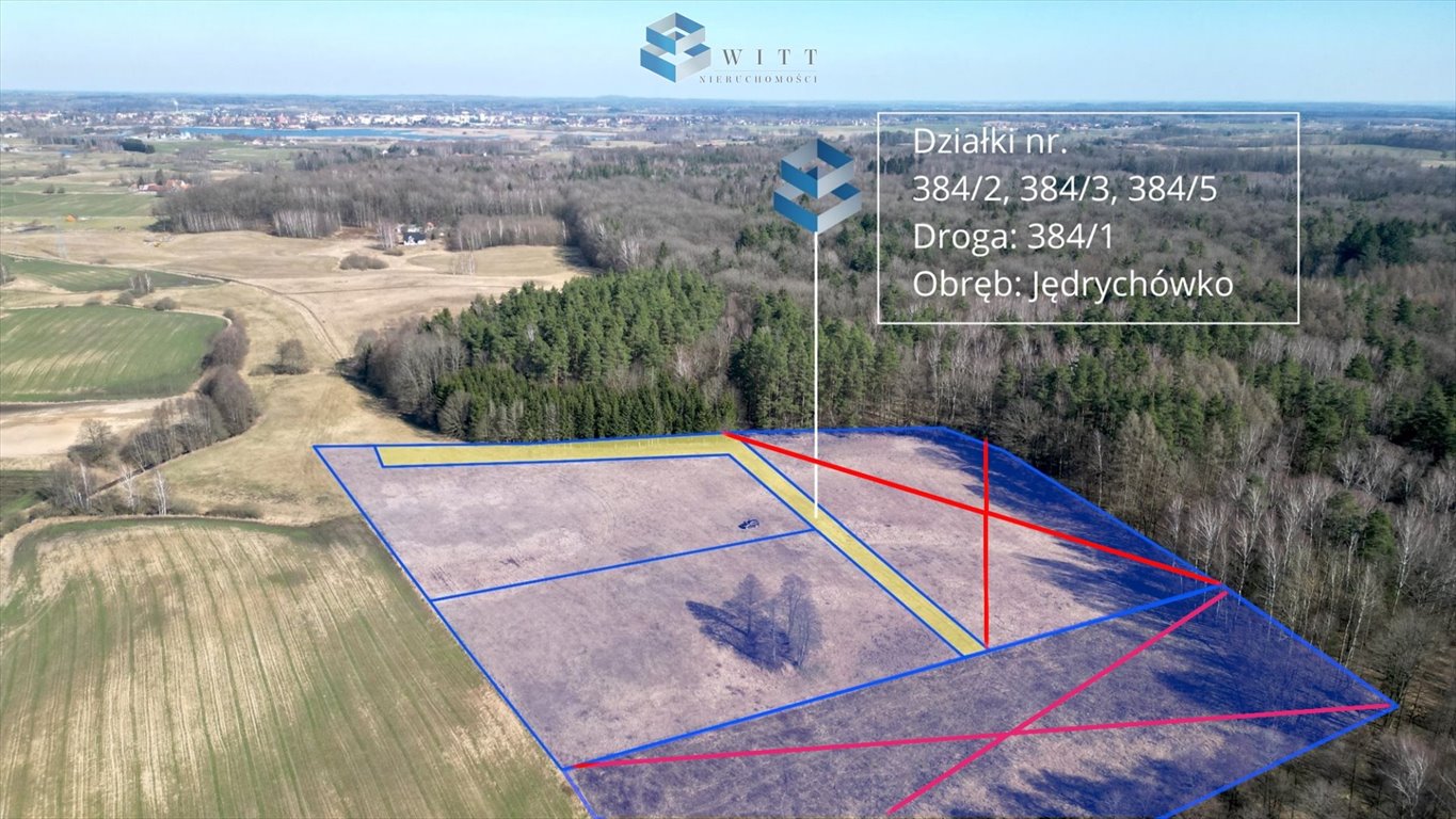 Działka budowlana na sprzedaż Jędrychówko  7 979m2 Foto 1