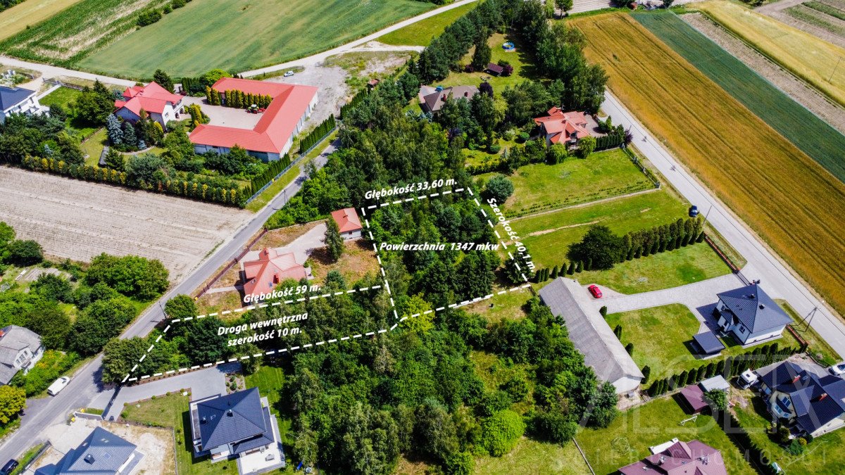 Działka 1347 m² w Olszance z mediami i lasem polecam Olszanka  1 347m2 Foto 1