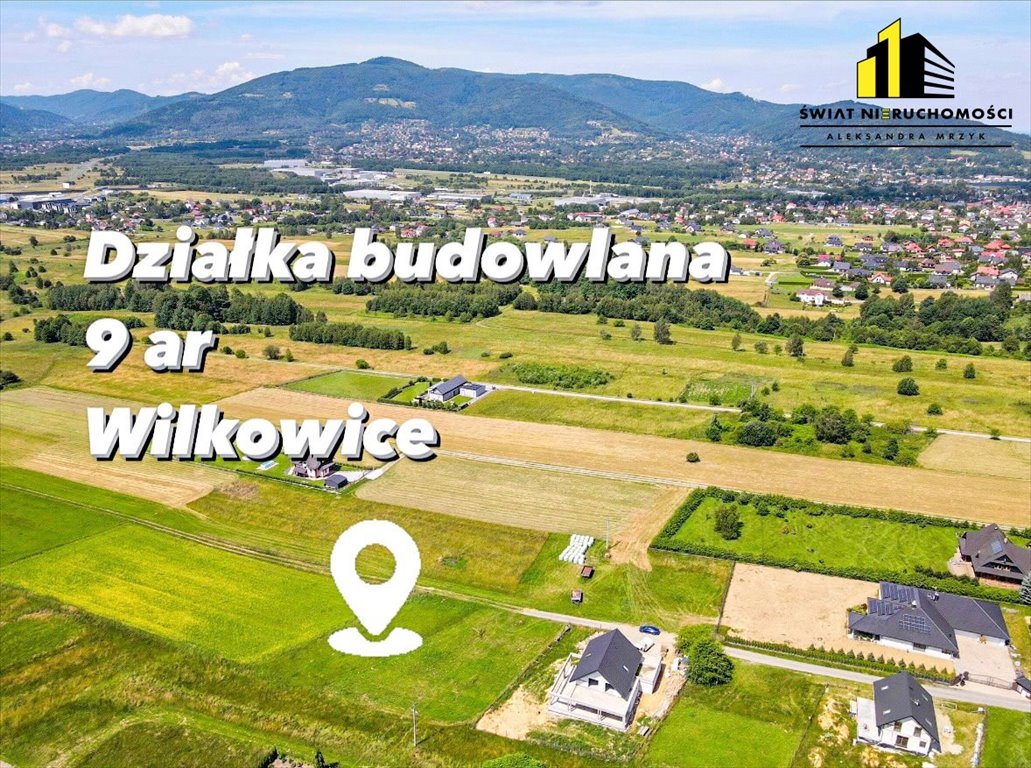 Działka budowlana na sprzedaż Wilkowice  905m2 Foto 1