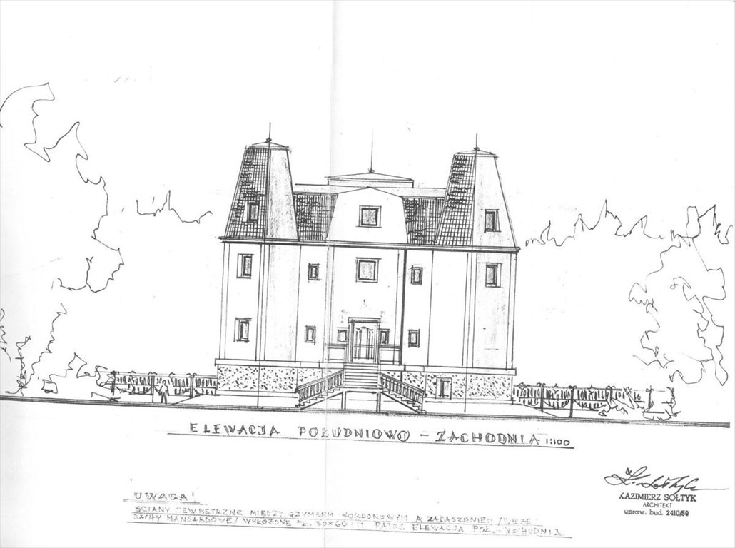 Unikalny obiekt 576 m2 na dużej działce w otoczeniu lasu Bolesławek, Maślaków  576m2 Foto 1