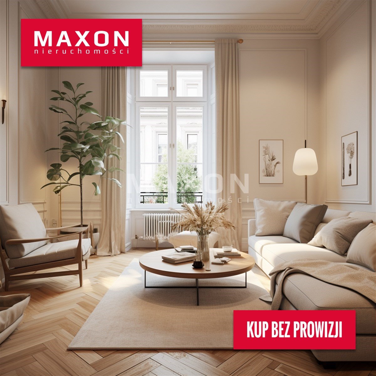 Kawalerka w centrum Łodzi z wysokimi 3,5 m i widokiem Łódź, Narutowicza  39m2 Foto 1