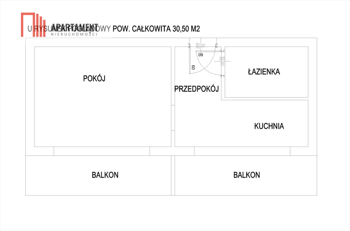 Kawalerka na sprzedaż Bydgoszcz  31m2 Foto 12