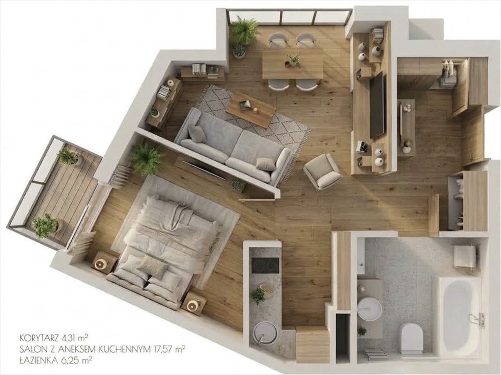 Kompaktowe 2-pokojowe mieszkanie z balkonem - widok na Gdynię Gdynia, Śródmieście, Joachima Lelewela  37m2 Foto 1