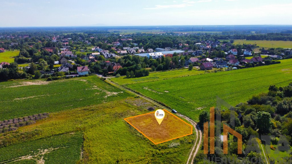 Działka budowlana na sprzedaż Pęgów, Leśna  1 051m2 Foto 1