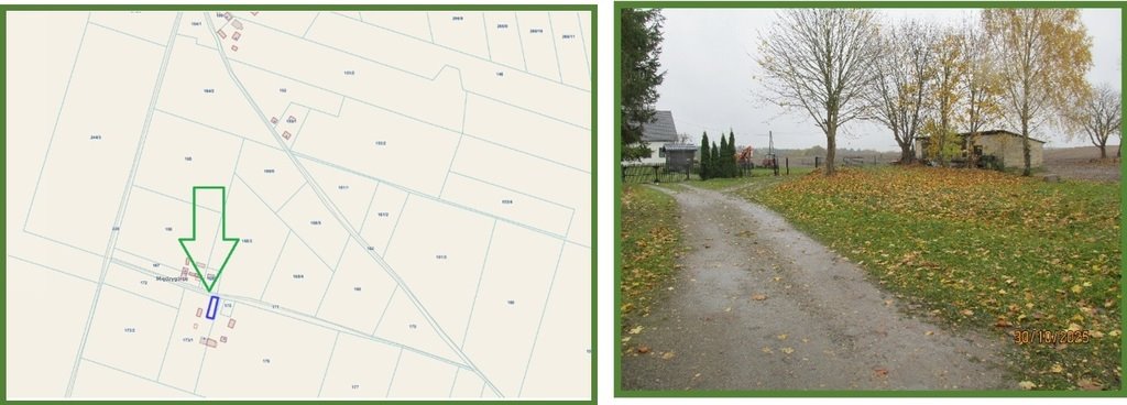 Działka na przetarg w Pomysk Mały, 300 m2, strefa zagrodowa Pomysk Mały  300m2 Foto 1