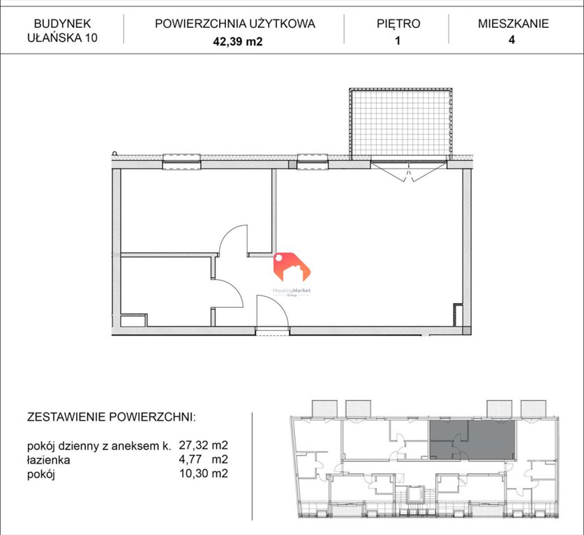 Mieszkanie dwupokojowe na sprzedaż Bydgoszcz, Centrum, Ułańska  43m2 Foto 4