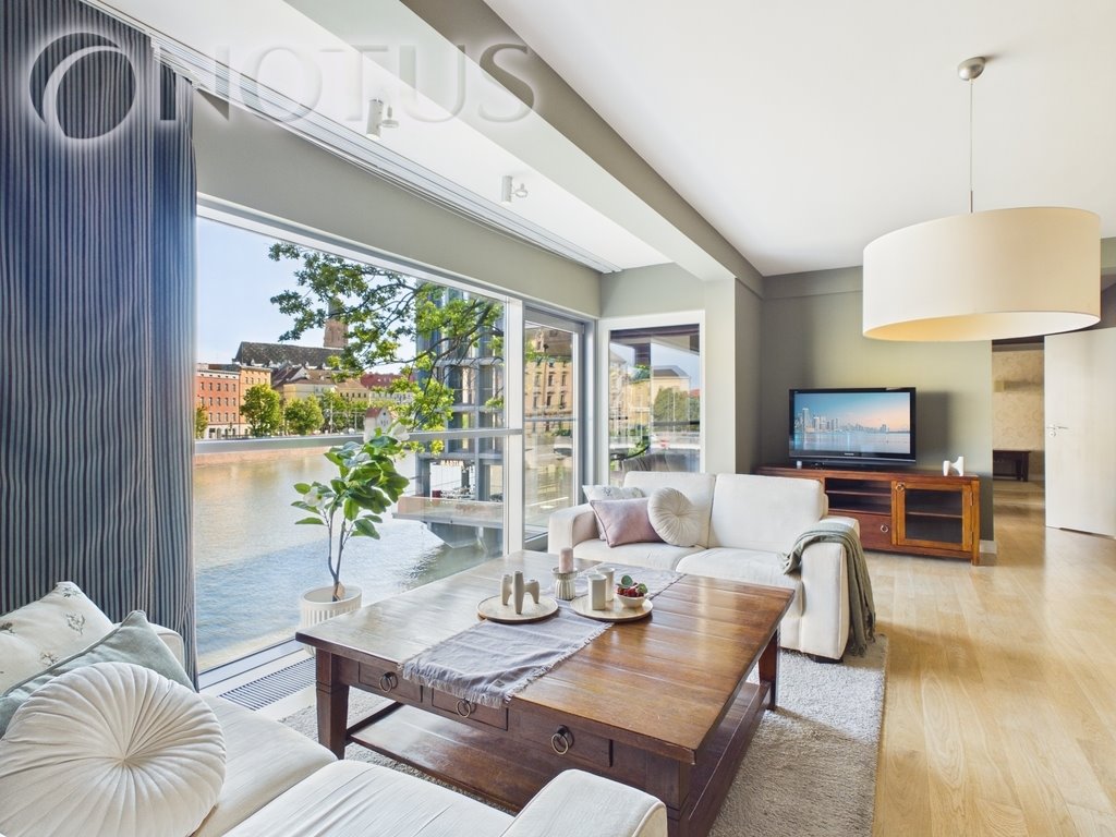 Luksusowy apartament z panoramicznym widokiem na Odrę - polecam! Wrocław, Księcia Witolda  107m2 Foto 1