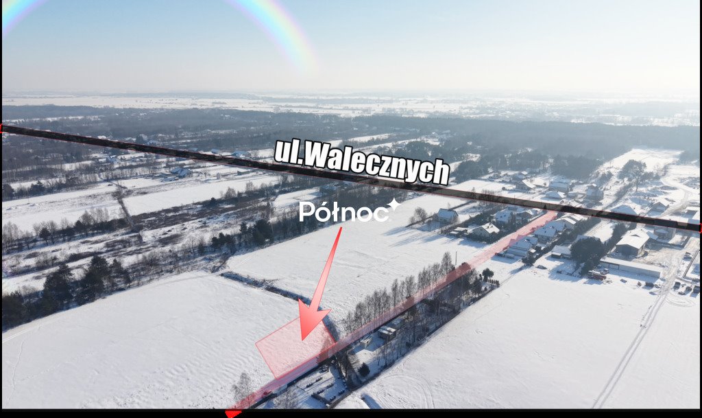 Działka budowlana 1715 m² w Kołakowie z WZ i mediami Kołaków, Walecznych  1 715m2 Foto 1