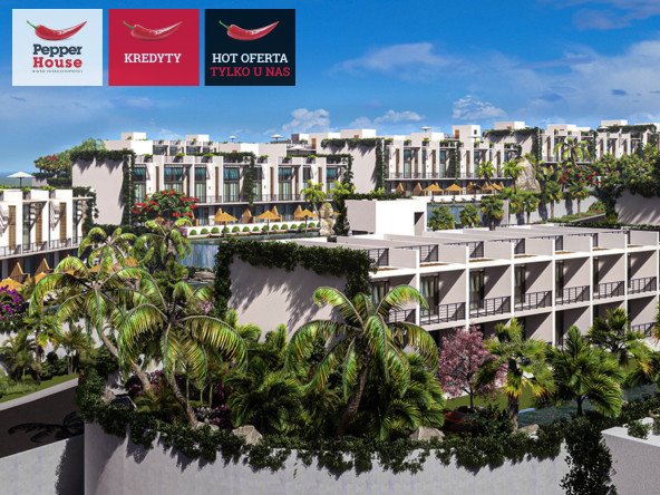 Do sprzedania luksusowy apartament 1+1 z tarasem w Tatlısu Cypr, Tatlısu, Kıbrıs  60m2 Foto 1