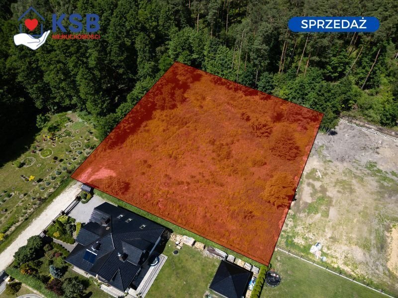 Działka budowlana w Gutwinie z warunkami zabudowy, blisko lasu Ostrowiec Świętokrzyski, Gutwin, Oliwkowa  3 019m2 Foto 1