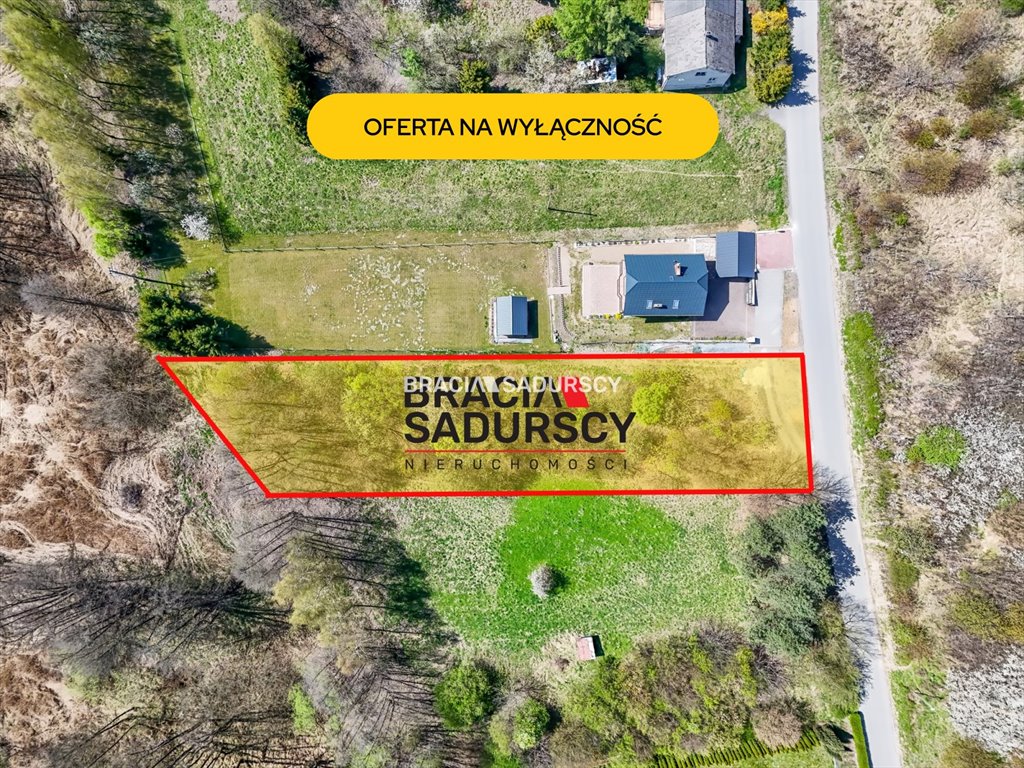 Polecam widokową działkę 19 arów z mediami w Rudawie Rudawa  1 900m2 Foto 1