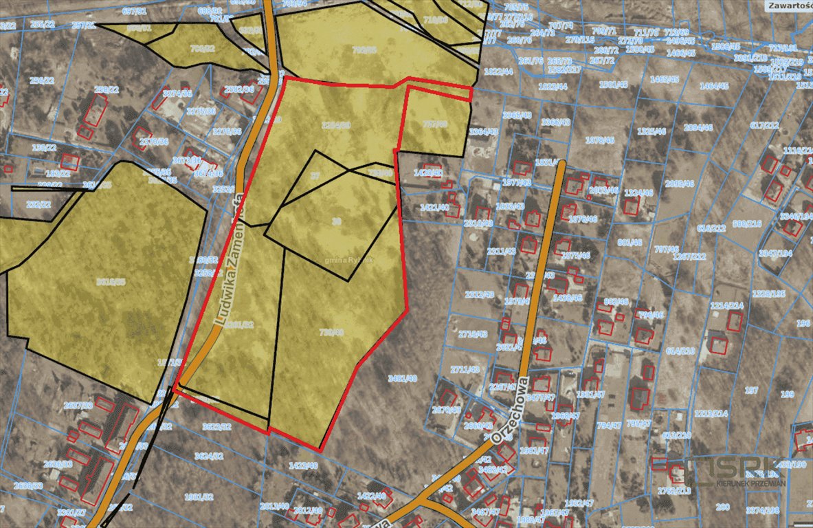 Działka inna na sprzedaż Rybnik, Ludwika Zamenhofa  33 219m2 Foto 1
