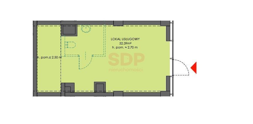 Lokal użytkowy na sprzedaż Wrocław, Stare Miasto, Stare Miasto, Księcia Witolda  32m2 Foto 1