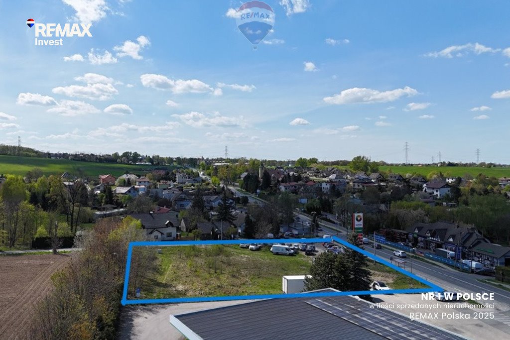 Działka inwestycyjna 3409 m² przy DK 52 w Kozy Kozy  3 409m2 Foto 1