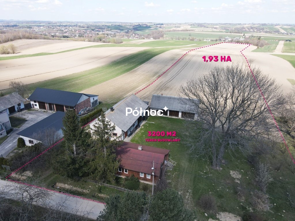 Gospodarstwo 1,93 ha z budynkami i terenem budowlanym Lgota Wielka  19 300m2 Foto 1