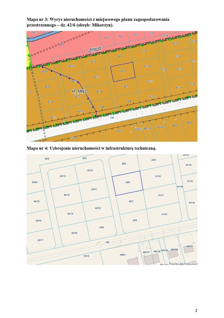 Działka budowlana na sprzedaż Mikorzyn  840m2 Foto 2