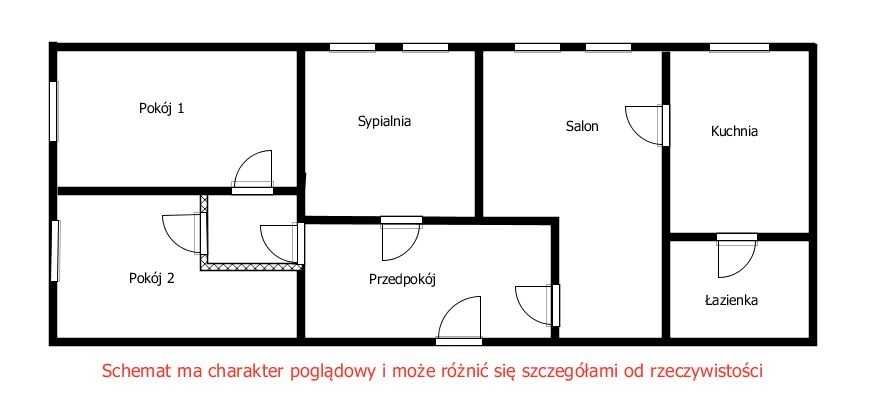 Mieszkanie czteropokojowe  na sprzedaż Wałbrzych, Stary Zdrój  82m2 Foto 15