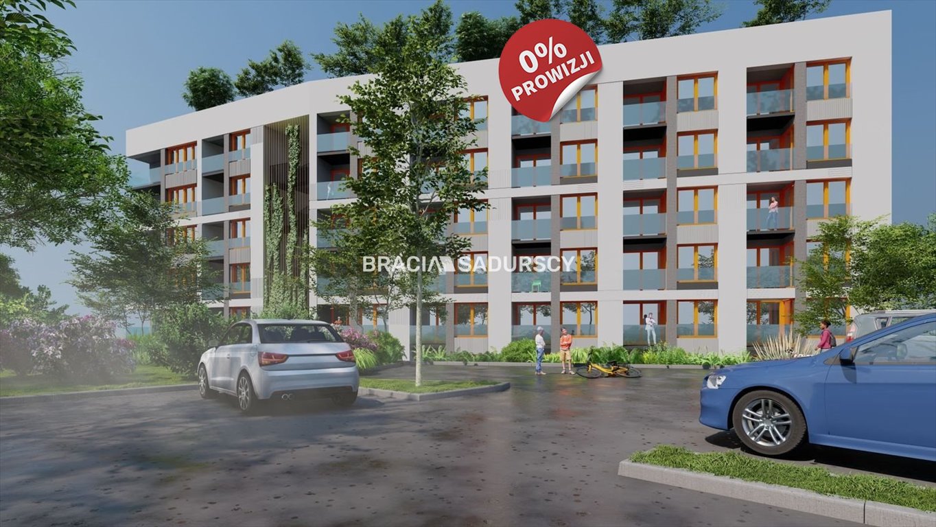 Nowoczesne 39 m² z zielonym tarasem i smart home Kraków, Krowodrza, Łobzów, Czyżewskiego  39m2 Foto 1