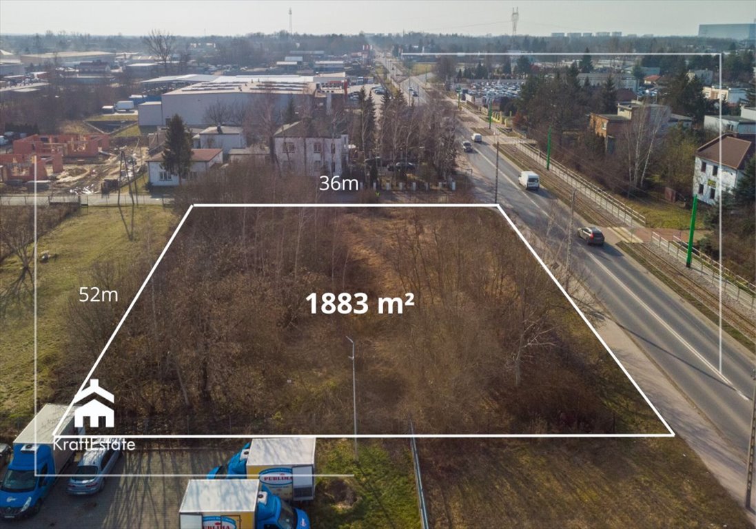 Działka inwestycyjna na sprzedaż Ksawerów, Górna  1 883m2 Foto 1