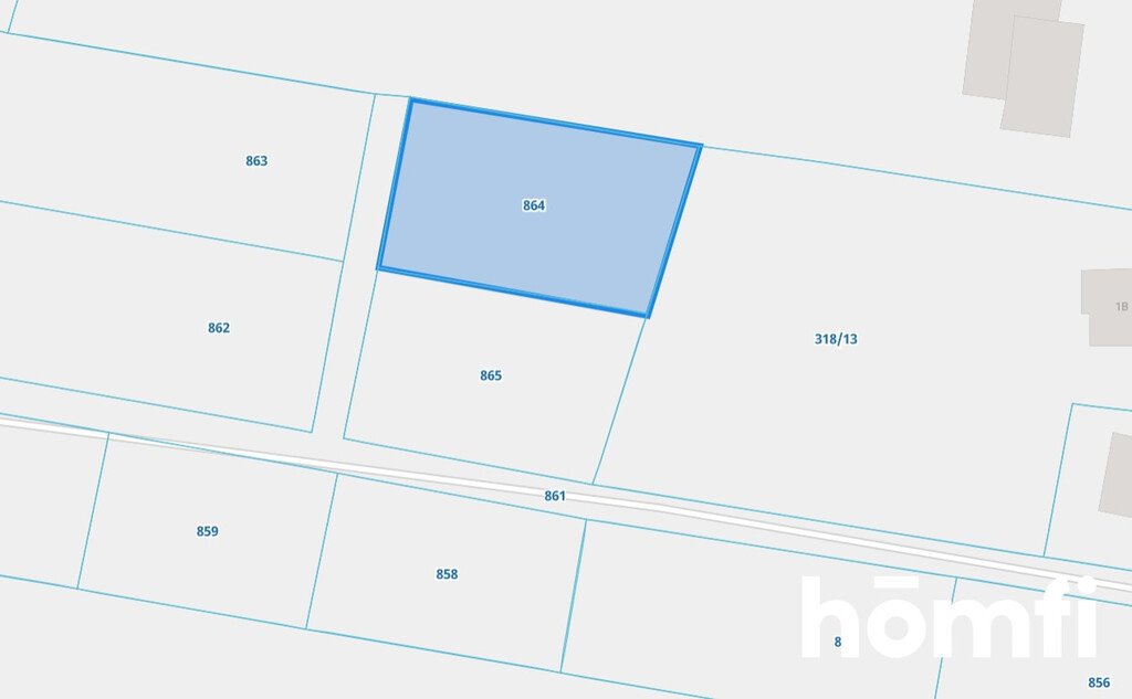 Działka budowlana 852 m² w spokojnym Ryczówku, idealna pod dom Ryczówek, Laski  852m2 Foto 1