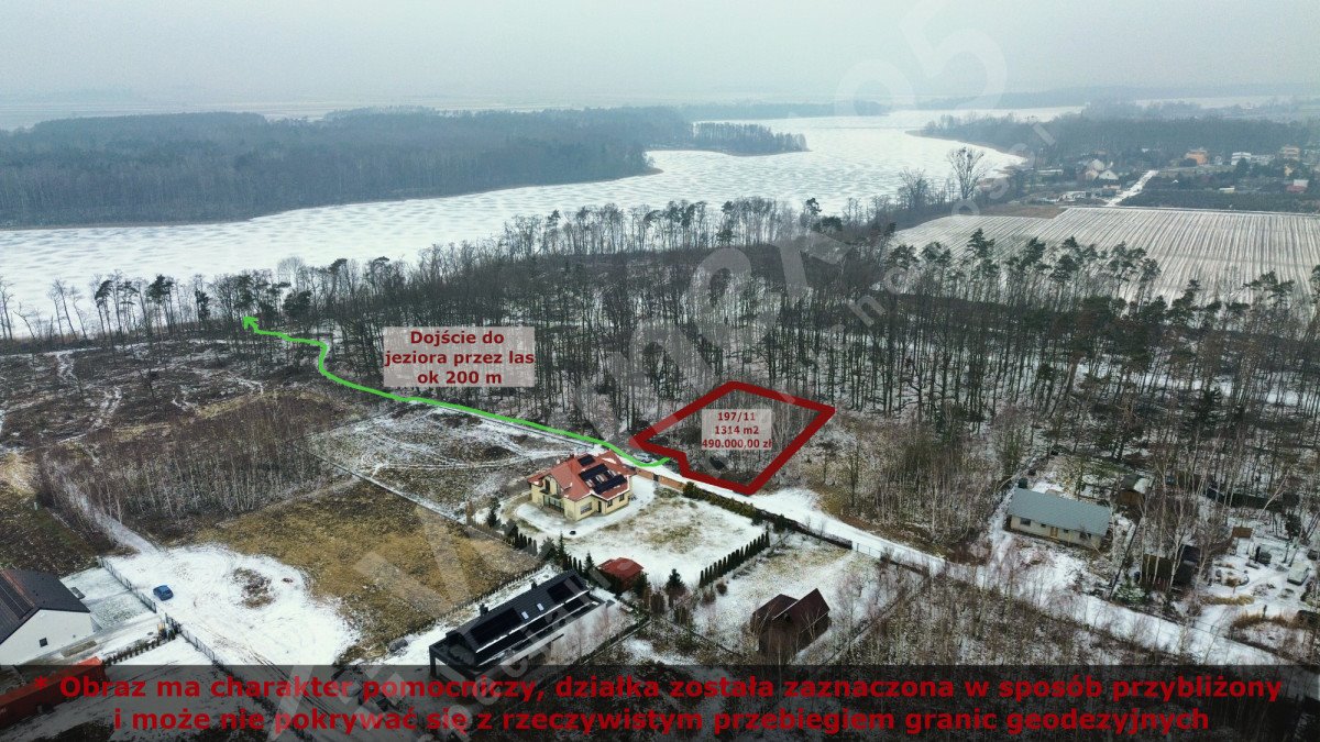 Działka budowlana na sprzedaż Sapowice  1 314m2 Foto 1