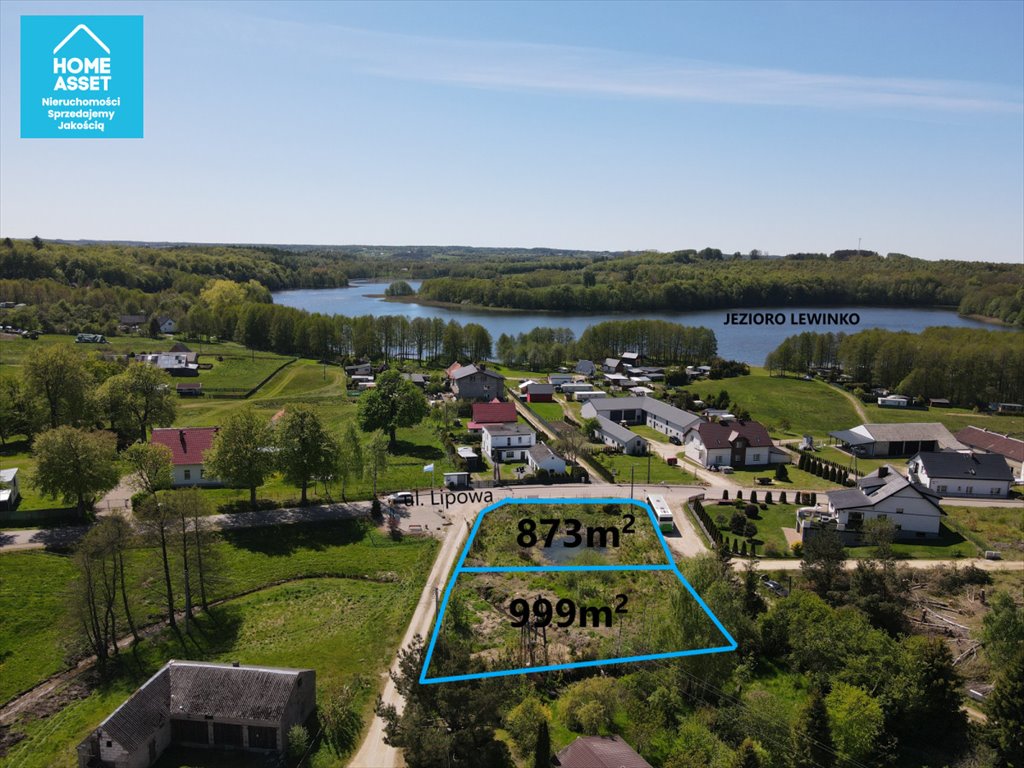 Działka rekreacyjna pod domek letniskowy, 200 m od jeziora Lewinko, Słoneczna  1 863m2 Foto 1