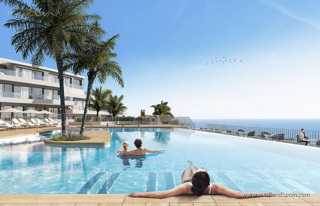 Nowoczesny apartament 3 pok. z basenem i widokiem Hiszpania, Águilas  95m2 Foto 1