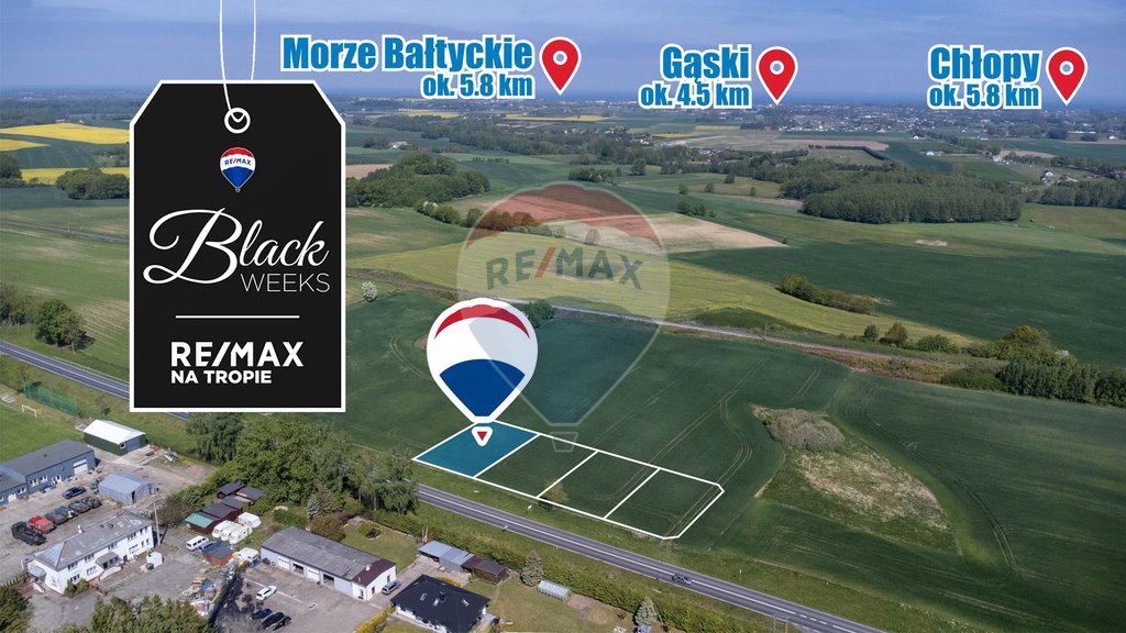 Działka budowlana na sprzedaż Będzino  900m2 Foto 1