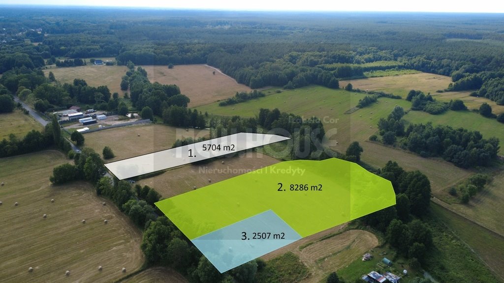Na sprzedaż duża działka 2507 m² w Tatyni z dostępem do drogi Tatynia  2 507m2 Foto 1