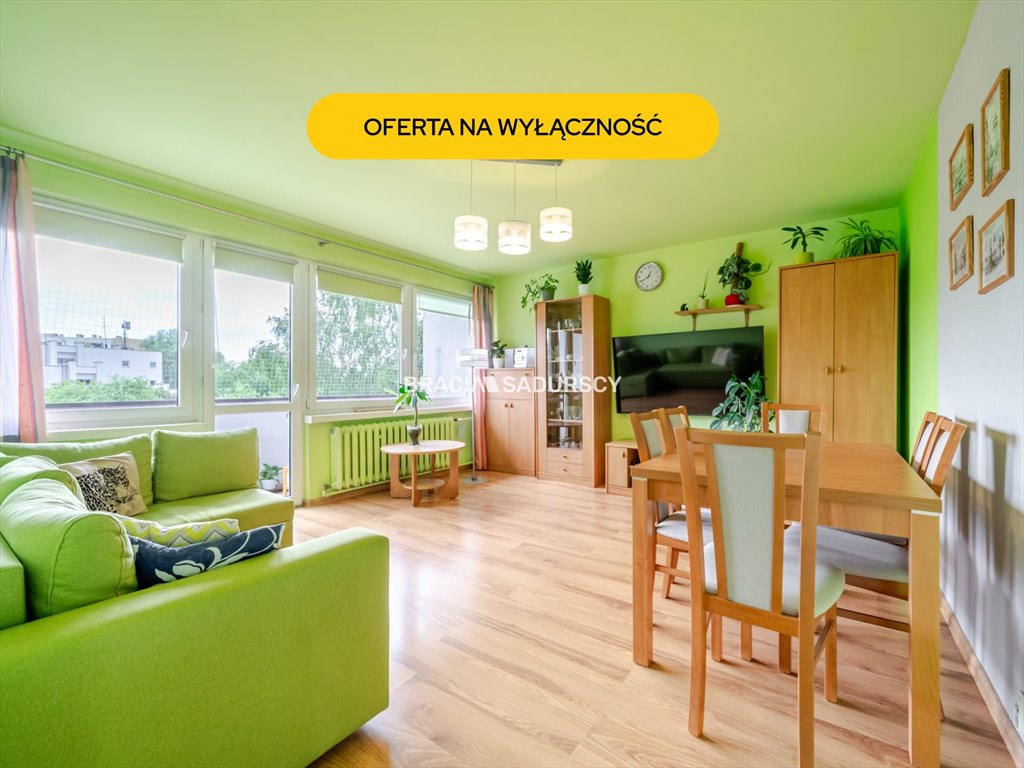 Przestronne 3 pokoje z balkonem i komórką, świetna inwestycja Kraków, Podgórze Duchackie, Kurdwanów, Halszki  61m2 Foto 1
