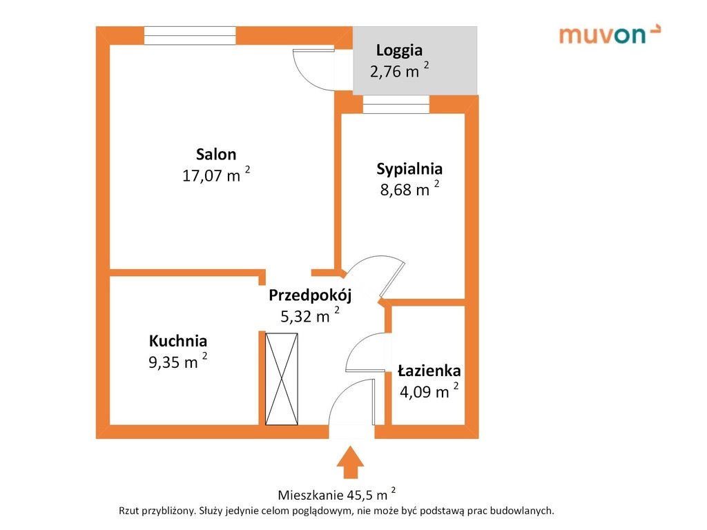 Mieszkanie dwupokojowe na sprzedaż Warszawa, Białołęka, Aluzyjna  45m2 Foto 2