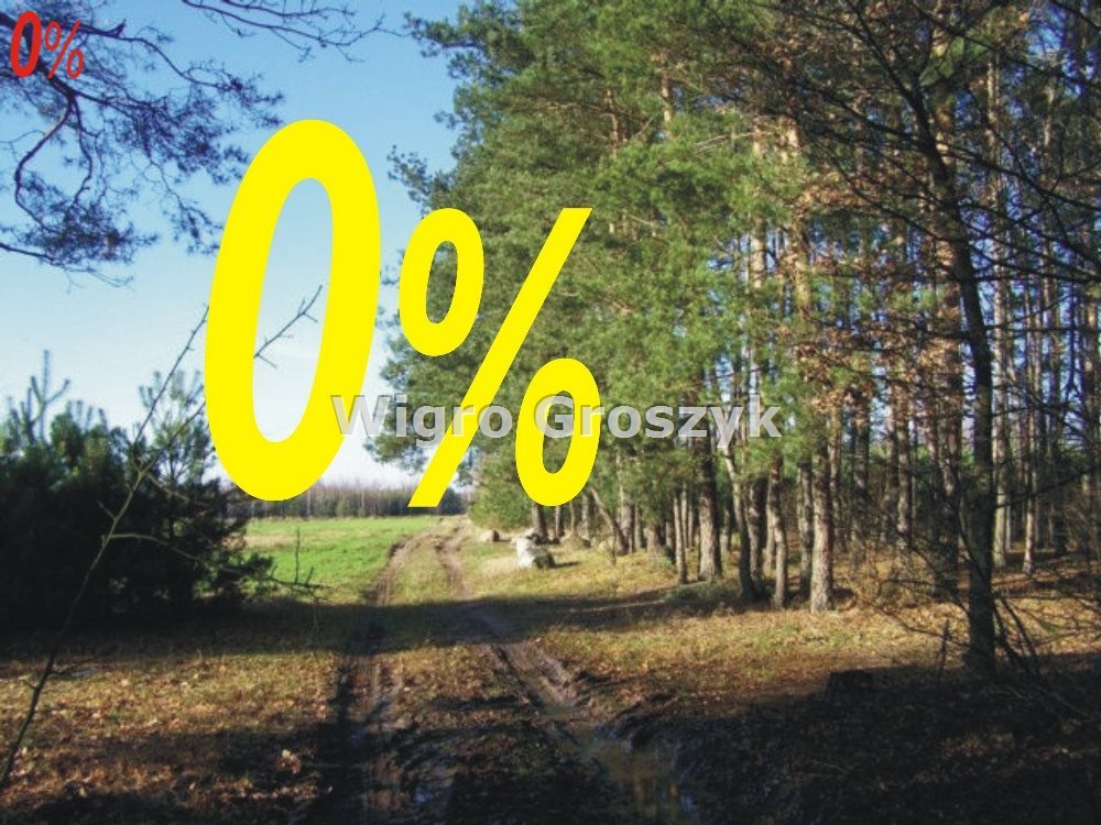 Działka 3000 m² z mediami - las i spokojna okolica Nasielsk, Bronin  3 000m2 Foto 1