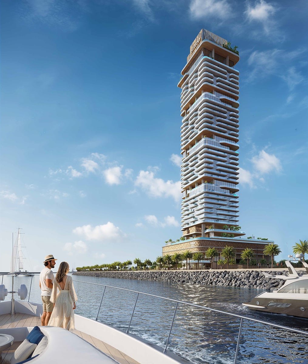 Luksusowe mieszkanie Hilton z widokiem na morze w Dubaju Zjednoczone Emiraty Arabskie, Dubai Maritime City, Dubai Maritime City, Dubai Maritime City, Dubaj  130m2 Foto 1