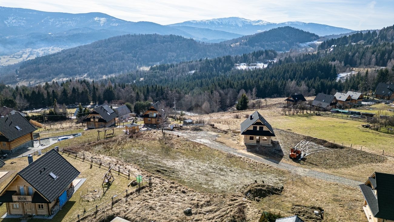 Działka budowlana w Zawoi z widokami na góry i lasy Zawoja  1 200m2 Foto 1