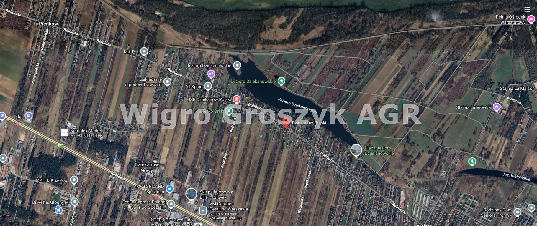 Dom z widokiem na Jeziorko Dziekanowskie, 8 pokoi Dziekanów Polski  340m2 Foto 1