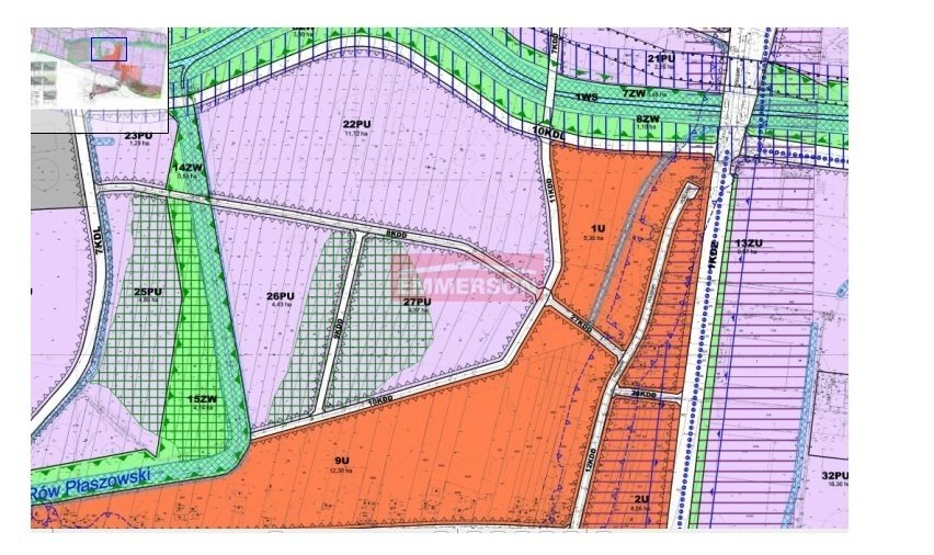 Działka pod halę 1500 m² w Krakowie, Podgórze Kraków, Podgórze  2 600m2 Foto 1