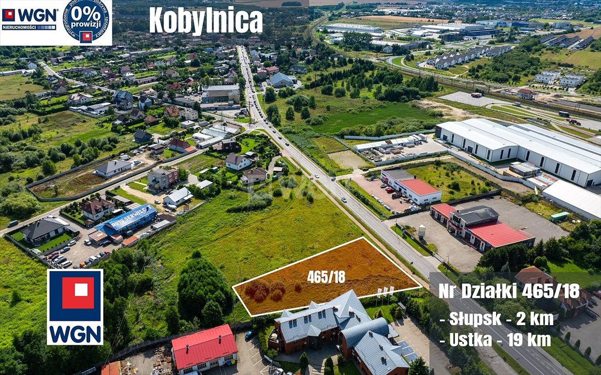 Działka komercyjna 2838 m² przy drodze krajowej - polecam! Kobylnica, Główna  2 838m2 Foto 1