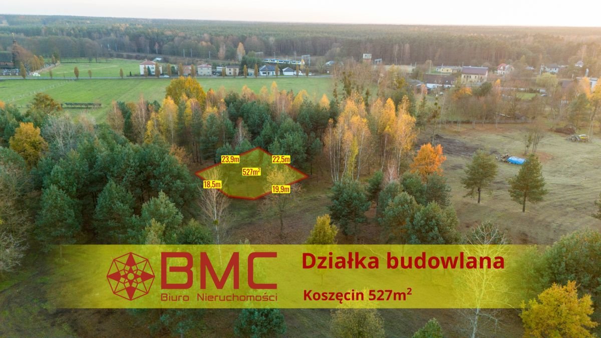 Działka budowlana na sprzedaż Koszęcin, Słowików  527m2 Foto 1