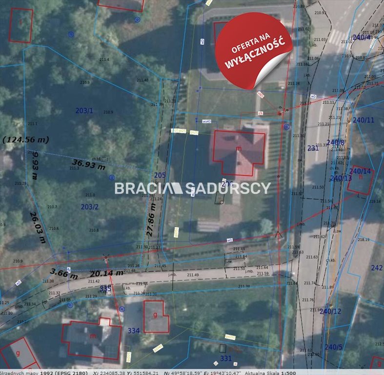 Działka budowlana na sprzedaż Facimiech/Skawina  952m2 Foto 8