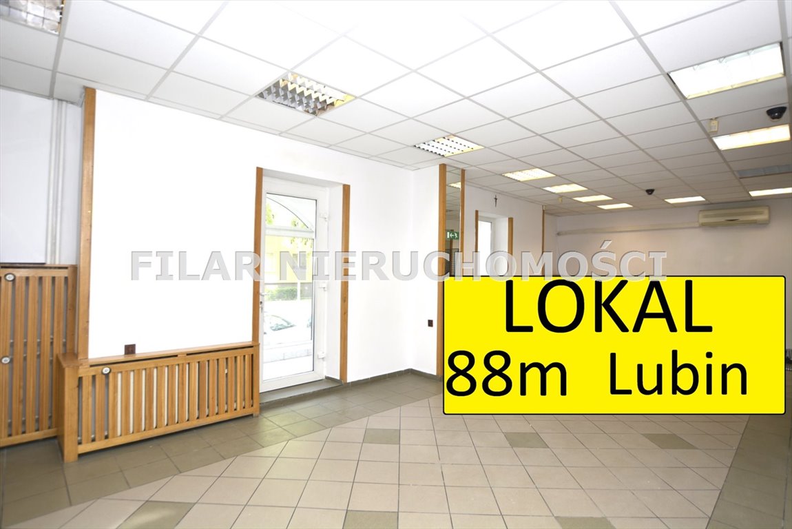 Lokal użytkowy na wynajem Lubin, Centrum  89m2 Foto 1