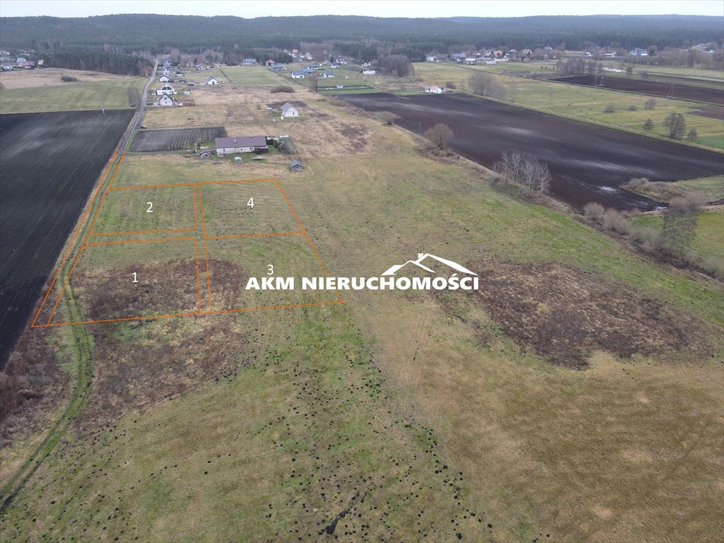 Działka 1406 m² pod dom w Karpinach (media w pobliżu) Karpiny  1 406m2 Foto 1